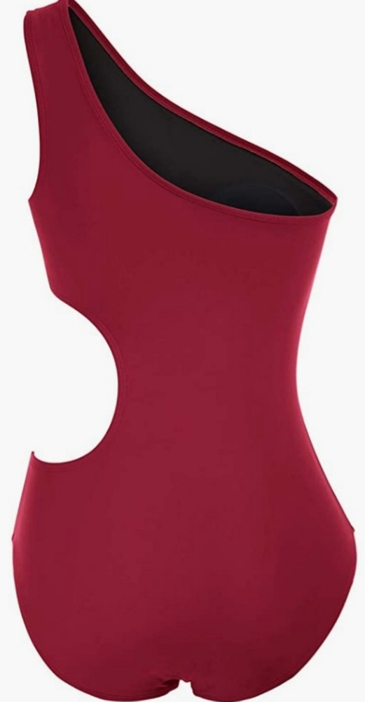 One Shoulder Monokini Swimsuit - Picture 2 of 4